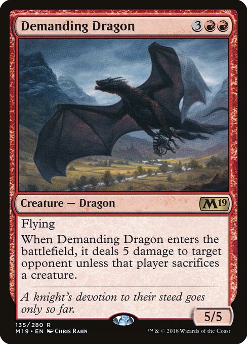 Demanding Dragon M19-135 Rare Excellent Englisch