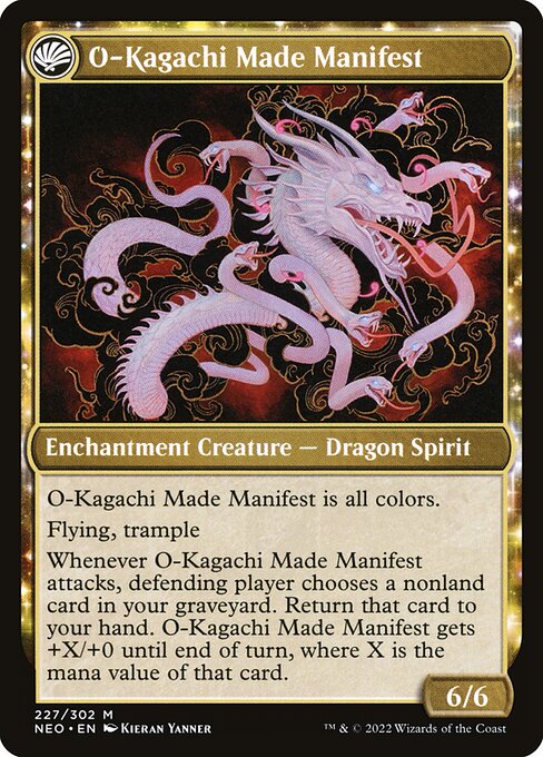 The Kami War // O-Kagachi Made Manifest - Back Face