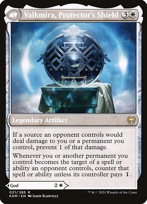 Reidane, God of the Worthy // Valkmira, Protector's Shield - Back Face