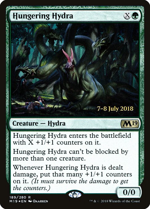 Ausgehungerte Hydra PM19-189 Rare Played Deutsch Foil