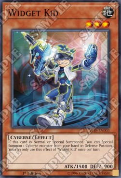 Widget Kid YS18-003 Super Rare Near Mint Deutsch 1. Auflage