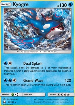 Kyogre CES-46 Holo Rare Good Deutsch
