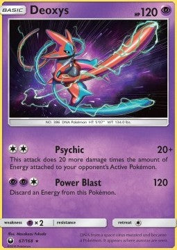Deoxys CES-67 Holo Rare Excellent Deutsch Reverse Holo