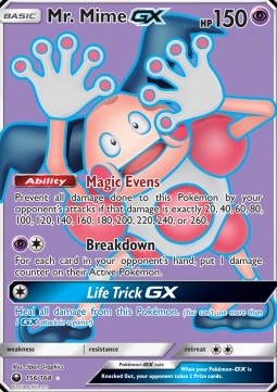 Mr. Mime GX CES-156 Ultra Rare Near Mint Deutsch