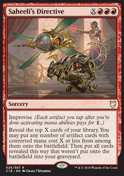 Saheeli's Directive C18-26 Rare Near Mint Englisch
