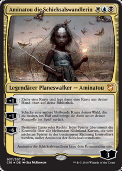 Aminatou die Schicksalswandlerin (V.1) C18-37 Mythic Excellent Deutsch Foil