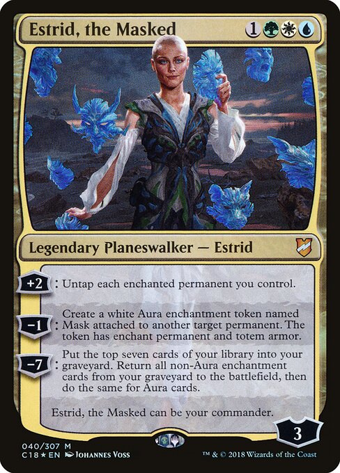 Estrid, the Masked C18-40 Mythic Excellent Englisch Foil