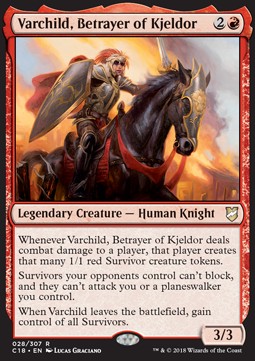 Varchild, Betrayer of Kjeldor C18-28 Rare Good Englisch