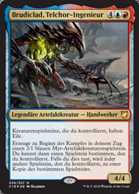 Brudiclad, Telchor-Ingenieur C18-39 Mythic Excellent Deutsch Foil