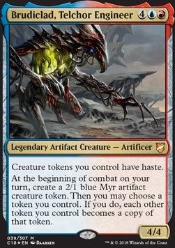 Brudiclad, Telchor Engineer C18-39 Mythic Excellent Englisch Foil