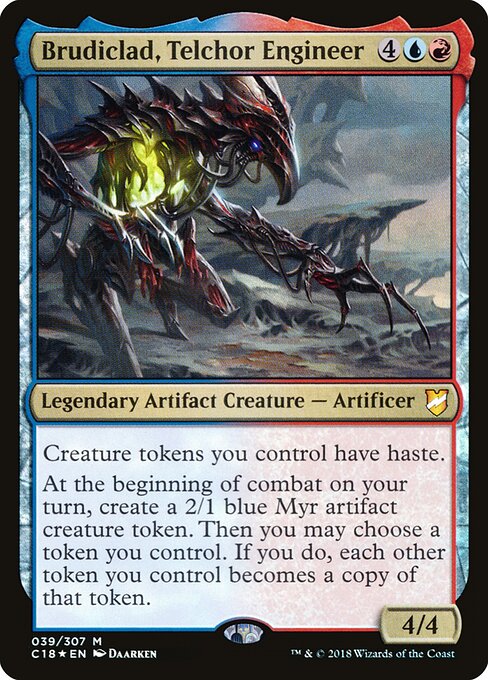 Brudiclad, Telchor Engineer C18-39 Mythic Excellent Englisch Foil