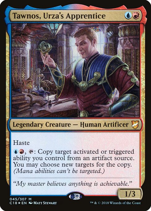 Tawnos, Urzas Lehrling C18-45 Mythic Excellent Englisch Foil