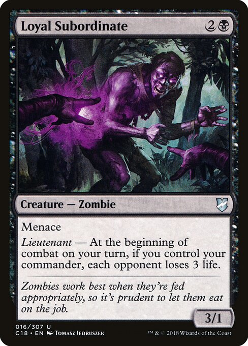 Loyaler Untergebener C18-16 Uncommon Excellent Englisch