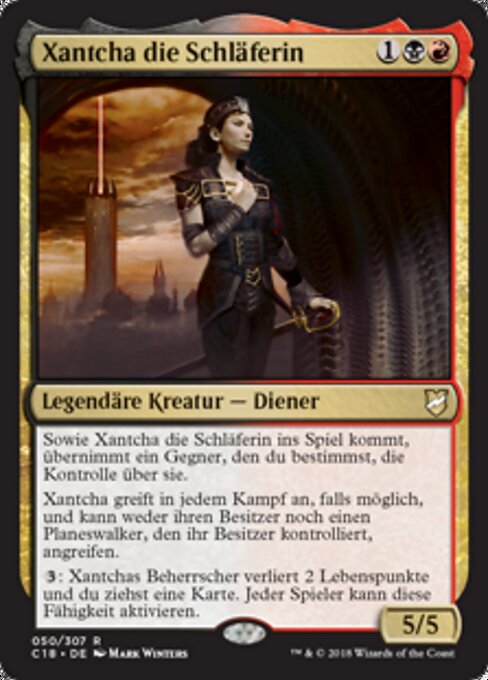 Xantcha die Schläferin C18-50 Rare Good Deutsch