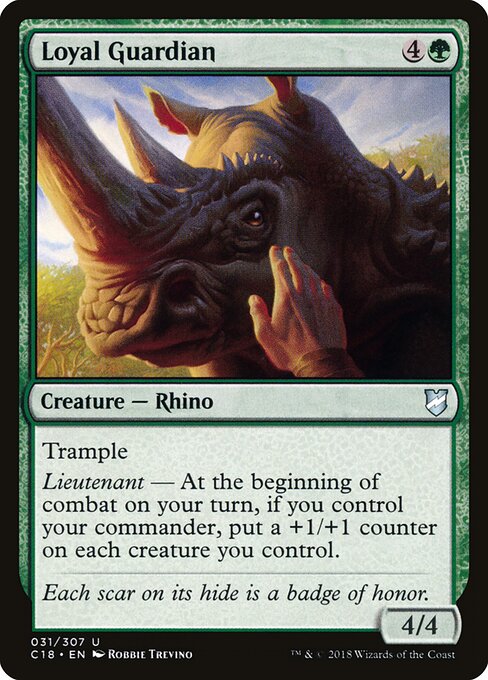 Loyal Guardian C18-31 Uncommon Excellent Englisch