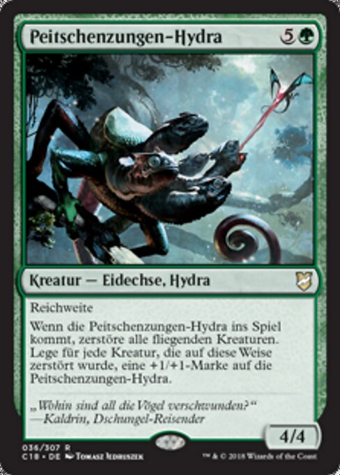Peitschenzungen-Hydra C18-36 Rare Excellent Deutsch