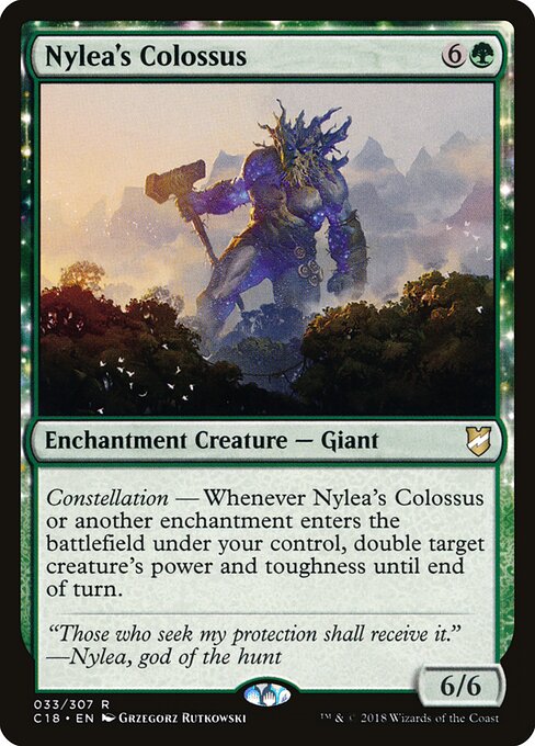 Nylea's Colossus C18-33 Rare Good Englisch