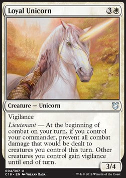 Loyales Einhorn C18-4 Uncommon Excellent Deutsch