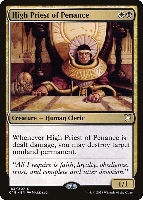 High Priest of Penance C18-183 Rare Excellent Englisch