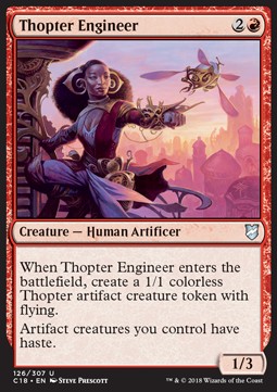 Thopter-Ingenieurin C18-126 Uncommon Light Played Englisch