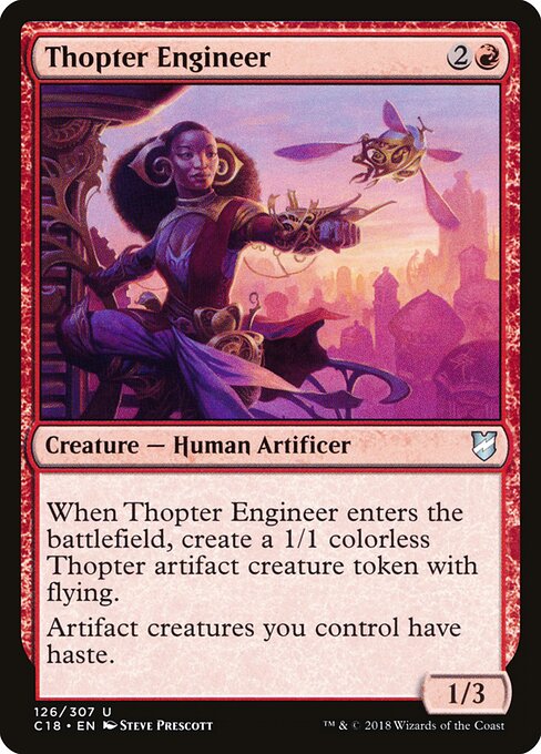 Thopter-Ingenieurin C18-126 Uncommon Light Played Englisch