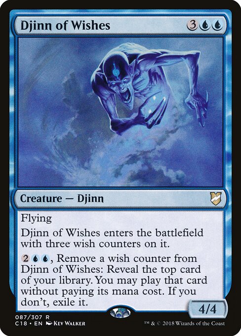 Djinn of Wishes C18-87 Rare Excellent Englisch