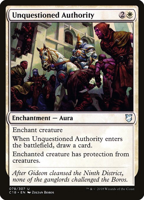 Unquestioned Authority C18-78 Uncommon Good Englisch