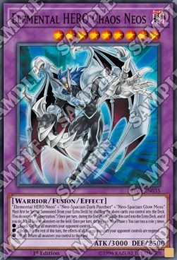 Elementar-HELD Chaos Neos SHVA-035 Super Rare Excellent Deutsch 1. Auflage