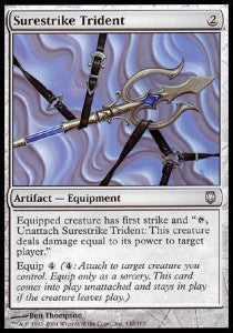 Triffimmer-Dreizack DST-147 Uncommon Light Played Englisch Foil