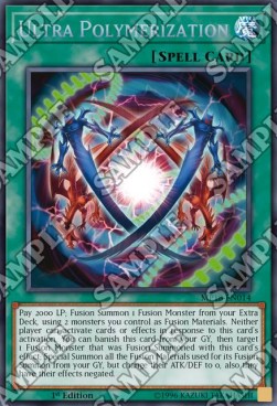Ultra-Polymerisation MP18-014 Secret Rare Light Played Deutsch 1. Auflage