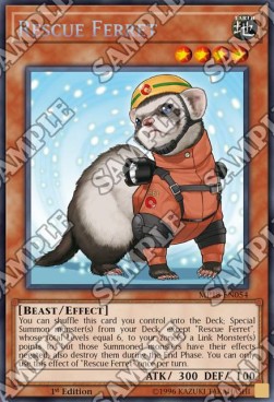 Rescue Ferret MP18-054 Secret Rare Good Englisch 1. Auflage