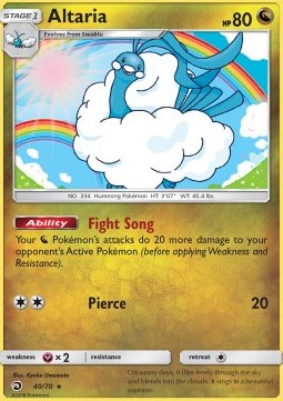 Altaria DRM-40 Holo Rare Excellent Deutsch