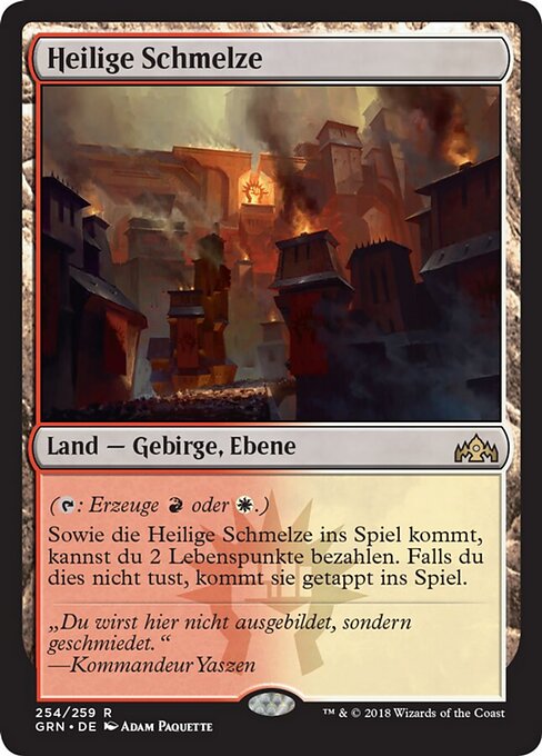 Heilige Schmelze GRN-254 Rare Good Deutsch