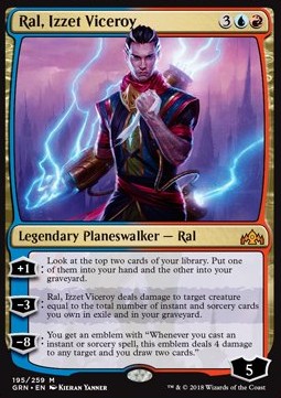 Ral, Izzet-Statthalter GRN-195 Mythic Near Mint Deutsch