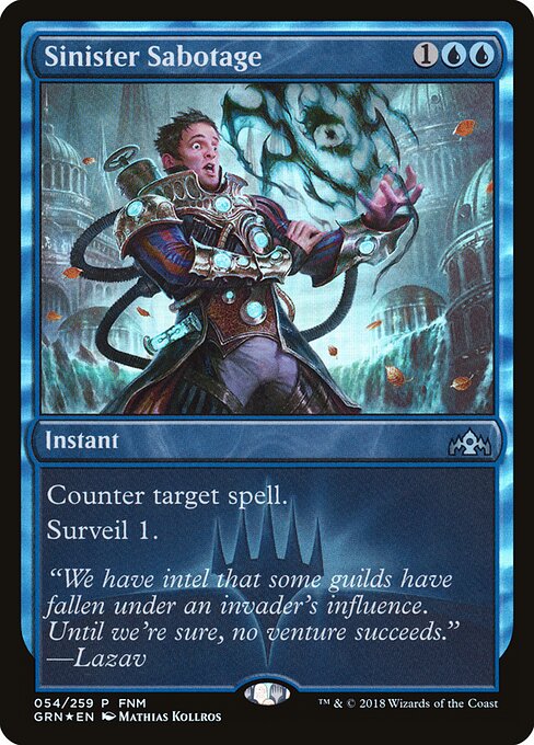 Fiese Sabotage FNM- Uncommon Excellent Deutsch Foil