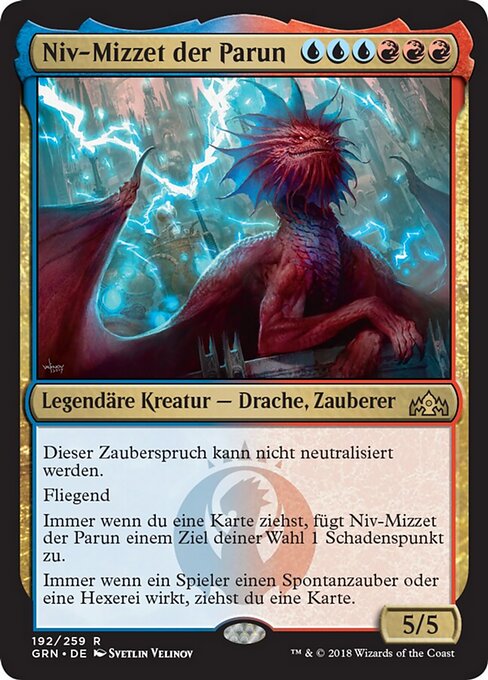 Niv-Mizzet der Parun GRN-192 Rare Excellent Deutsch