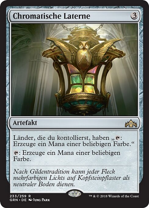 Chromatische Laterne GRN-233 Rare Excellent Deutsch Foil