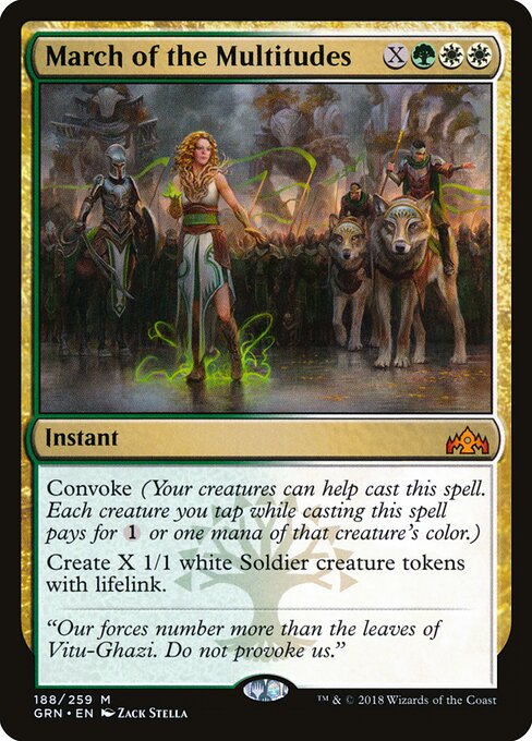 Marsch der Massen GRN-188 Mythic Played Englisch