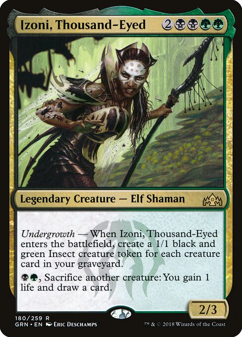 Izoni, Thousand-Eyed GRN-180 Rare Excellent Englisch