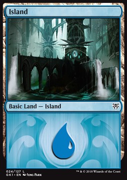 Island GK1-24 Land Light Played Englisch