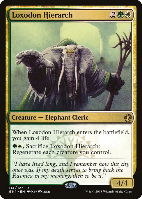 Loxodon-Hierarch GK1-114 Rare Near Mint Englisch