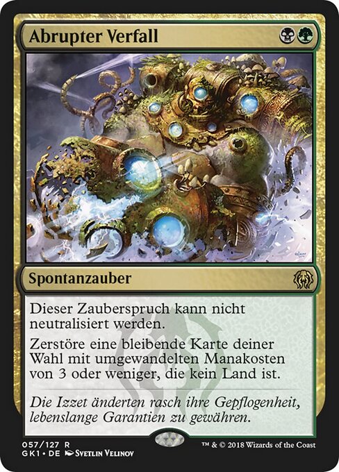 Abrupter Verfall GK1-57 Rare Excellent Deutsch