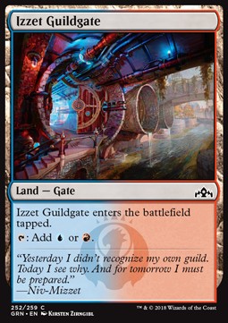 Izzet-Gildeneingang (V.2) GRN-252 Common Excellent Deutsch Foil