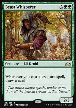 Beast Whisperer GRN-123 Rare Light Played Englisch