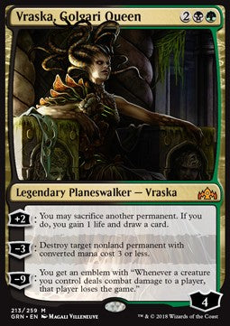 Vraska, Golgari Queen GRN-213 Mythic Excellent Englisch