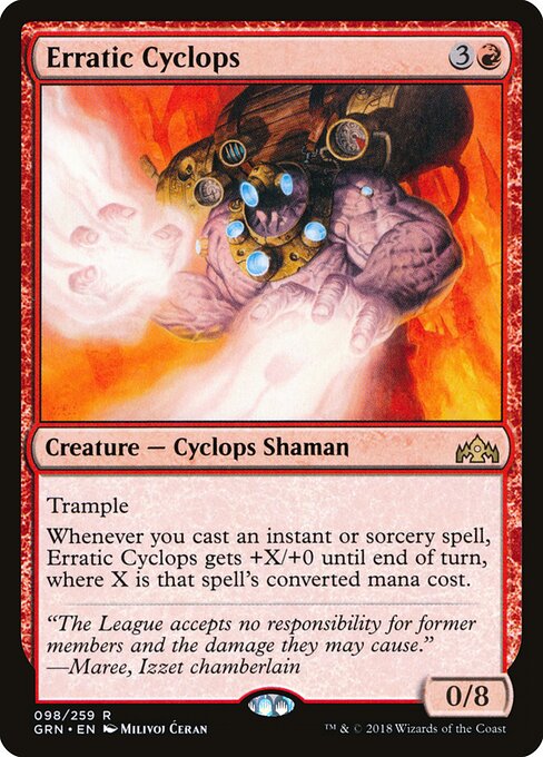 Erratic Cyclops GRN-98 Rare Excellent Englisch
