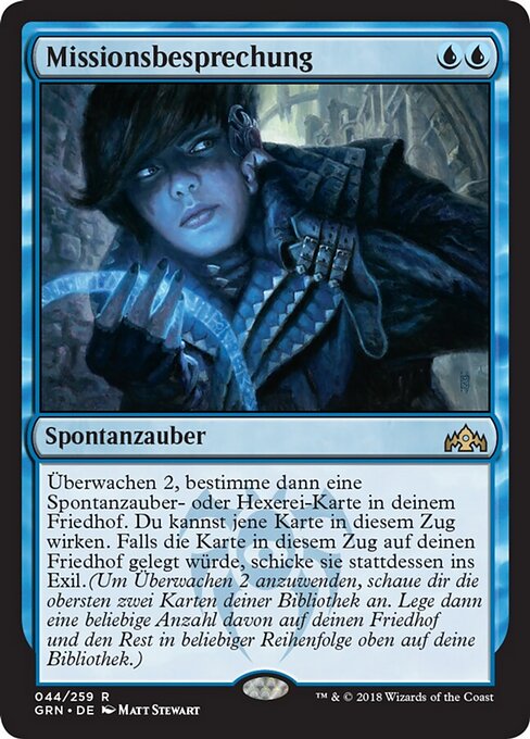 Missionsbesprechung GRN-44 Rare Excellent Deutsch Foil