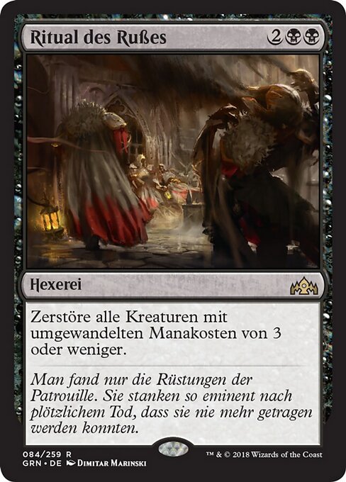 Ritual des Rußes GRN-84 Rare Excellent Deutsch