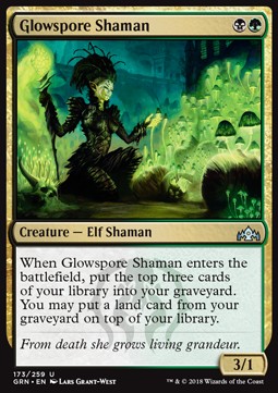 Schimmersporen-Schamanin GRN-173 Uncommon Excellent Englisch Foil