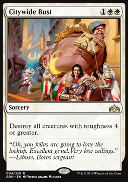 Citywide Bust GRN-4 Rare Good Englisch Foil